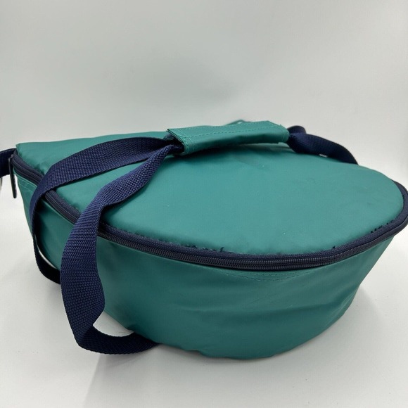 Pyrex Portables Way To Go 4.5 Qt Green Insulated Carrying Bag Hot & Cold Handle - Picture 2 of 13